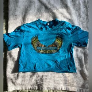 Vintage Kawasaki cropped t-shirt